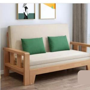 Ghế Sofa Giường Kéo Thông Minh Ghế Giường Kéo Chuyển Đổi 3 Trong 1 Kết Cấu Gỗ Sồi Tự Nhiên Cao Cấp [Tặng Đệm + Gối ]