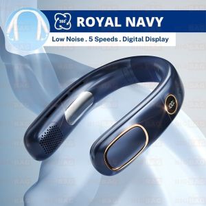 Portable Neck Fan Cooler Bladeless Fan Kipas Leher Gantung Kipas Leher Tahan Lama Kipas Gantung Leher Portable Fan 掛脖 風扇