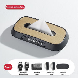 SEAMETAL Car Tissue Box Kereta Multifunctional Tissue Box Holder Car Accessories Interior for Car Sun Visor Seat   Headrest  Dashboard