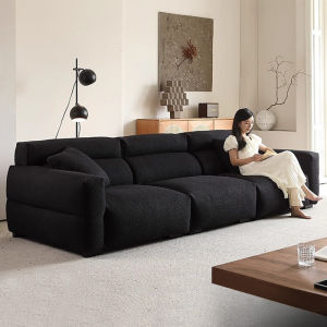 Sofa Fabric Sofa Cream Style Living Room Snowflake Velvet R