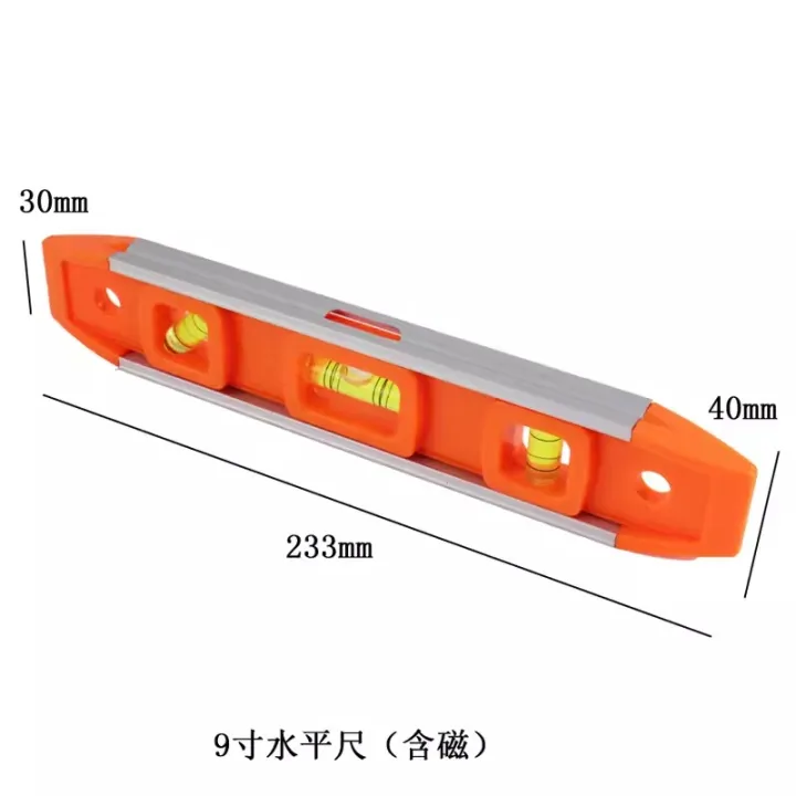 Magnetic%20Torpedo%209%20Inch%20Spirit%20Level,%20Heavy%20Duty%203%20Bubble%20Level%2045%C2%B0/90%C2%B0/180%C2%B0,%20Construction%20Magnetic%20Leveling%20Tool%20R9953%20-%20Image%208