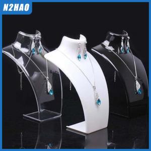 N2HAO Jewelry Display Fashion Model Necklace Mannequin Pendant Earring Showing Stand