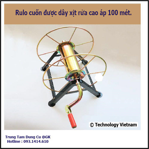 Rulo cuộn ống nước rulo cuốn dây phun xịt áp lực cao Trung Tâm Dụng Cụ ...