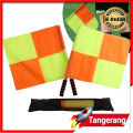 2pcs Bendera Hakim Garis/ Bendera Asisten Wasit Bendera Wasit Sepakbola. 