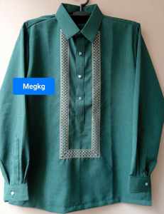 Polo Barong Colored Long sleeve Office Barong Casual Attire for Men