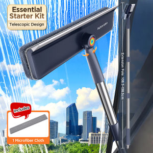 Joybos S05 Multifunction Window Brush 180 Degree Rainbow Rotation Clean Glass and Window Screen 3-in-1 cleaner for glass squeegee and window screens.