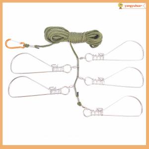 yangyuhua Fishing Lock Buckle fishing Snaps Chain Stringer With Float Live Fish Lock Belt