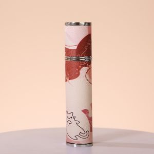 YUDESHUI PU Leather Perfume Bottle 10ml Cartoon Cat Spray Bottle Fashion Empty Perfume Bottle for Woman