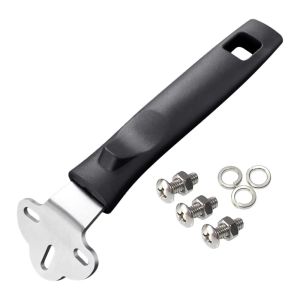 MARINI Anti-Scalding Cookware Pot Handle Universal Detachable Pan Handle Replacement Durable with Screws Pot Handle for Fry Kitchen Cookware