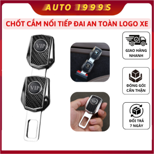 Chốt Cài Dây Đai An Toàn Đầu Cắm Nối Tiếp Ô Tô – Bền Đẹp Chắc Chắn - Logo Theo Xe