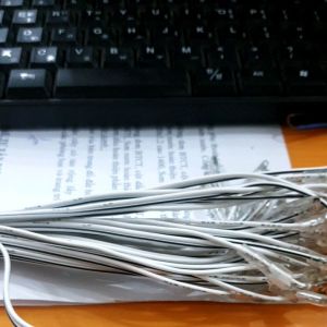 Dây Jack cắm loa cho hệ thống âm thanh xe hơi ô tô ( giá 1 cọng) dài 40cm