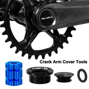 NOBLELYN Professional Bicycle Crank Arm Fixing Bolt Repairing Universal Road MTB Bicycle Bolt Portable Corrosion Resistant Bottom Bracket Dustcover Cycling Accessories