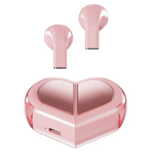 XM TWS Bluetooth Earphone Earphone Bluetooth Kreatif Earphone Bluetooth Jantung Dapat Diputar Earphone Olahraga Nirkabel Tahan Air Dan Tahan Keringat