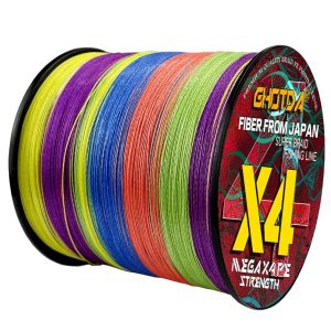 Dây câu cá chép 100M PE Multifiber 4 sợi Dệt 10-80LB Peche