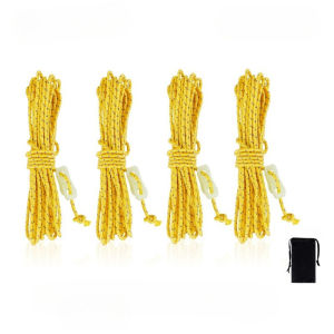 KKN Dyneema Outdoor Camping Tent Wind Rope 4PCS-2mm Lightweight High-strength Wear-resistant Reflective Canopy Windproof Pull Rope