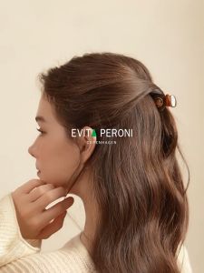 EVITA PERONI | "Amber Glow" Series Isla Mini Shark | High Quality Female Hair Clip | Klip Rahang | Hair Accessories