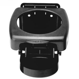 Giá Đỡ Cốc Gắn Cửa Xe/ Lưng Ghế Ô Tô Dạng Gập Gọn Tiện Lợi Sáng Tạo Nhựa ABS Nhỏ Gọn 10x9x2cm Đi Kèm Vít Và Keo