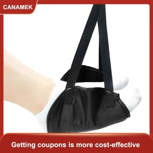 【CANAMEK 】 Airplane Footrest Adjustable Foot Rest Feet Hammock for Plane Train Office Home