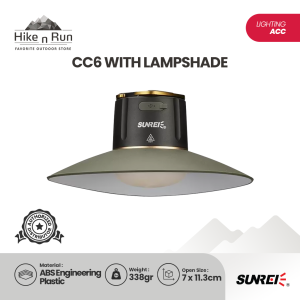 Sunrei Lampu Tenda CC6 Camping Light with remote Lamp Lantern IPX5 Tahan 3 hari 600 Lumens