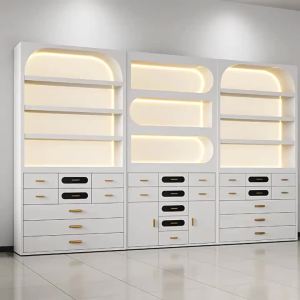 xpkQ Nordic Creative High-grade Nail Art Display Cabinets Beauty Salon Display Rack Designer Luxury Commercial Furniture Шкаф FYMC 9Y3K6