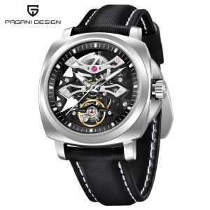 PAGANI DESIGN 40MM Stainless Men Mechanical Watch Luxury Sapphire Crystal Automatic Watches Leather Straps100M Waterproof Mechanical Watch For Men PD-YS017