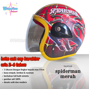 promo helm anak fullface bogo anak untuk usia 3-7 tahun motif