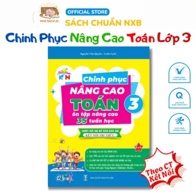 Sách - Chinh Phục Nâng Cao Toán Lớp 3 - Kết Nối Tri Thức Với Cuộc Sống - Cả năm ( 1 Cuốn )
