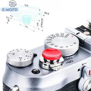 E-WOITD Lõm bề mặt kim loại máy ảnh màn trập Brass nút phát hành máy ảnh phụ kiện