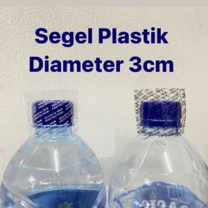 Segel Plastik Tutup Botol Diameter 3cm isi 50