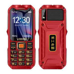 Original Yeemi Q8 GSM 2G 2.4Inches Cellphone Dual Flashlight 3000mAh Big Battery Dual SIM Rugged Mobile Cellphone