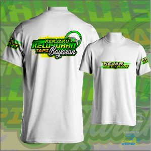 KAOS KEJAR SETORAN Vol.2 (KERJAKU KELUYURAN TAPI BAYARAN) COTTON COMBED 24S (LEBIH TEBAL DARI 30S) ADEM NYAMAN DI PAKAI DAYA SERAP KERINGAT TINGGI