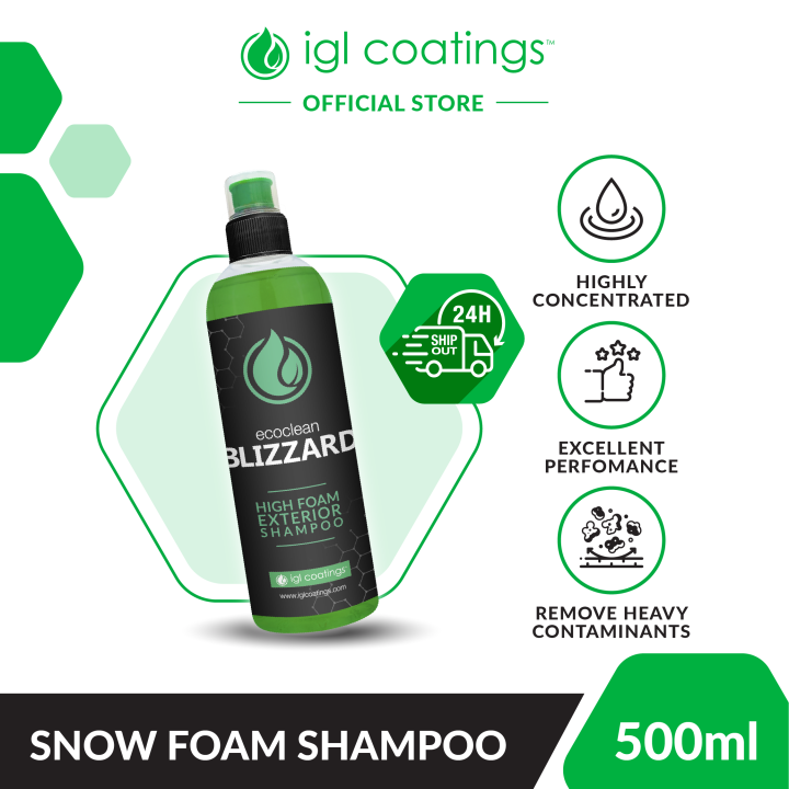 IGL Ecoclean Blizzard [ 100ml / 500ml / Bundle ] Snow Foam Car Wash