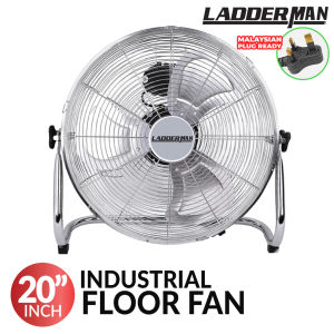 12 / 14 / 16 / 18 / 20 INCH Industrial Floor Fan Heavy Duty Electric Strong Powerful Fan Kipas Angin Industri Lantai