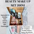 Beauty Make Up Set 20in1 Paket Seserahan Lamaran Alat Kosmetik Makeup Lengkap Komplit Murah Original Import Kado Perlengkapan Wanita Terlaris. 