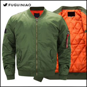 FUGUINIAO Men MA1 FlightJacket Outdoor Thick Quality Nylon American Military Uniform Aviator Coat Male Flight Jacket