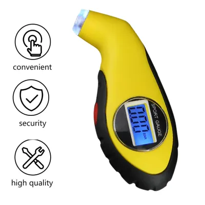 Tyre Air Pressure Gauge Meter For Auto Car MotorcycleElectronic Digital LCD Car Tire Manometer Barometers Tester Tool