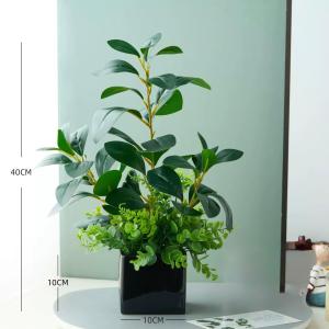 【SG Evergreen】Artificial Table Plant with Pot Fake Plants Small Plant Mini Plants for Home Office Desk Room Decoration