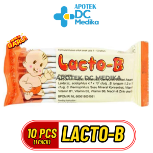 Lacto-B / Lacto B / Probiotik Anak / Bakteri Baik / Suplemen Kesehatan / Anti Mencret / Sachet