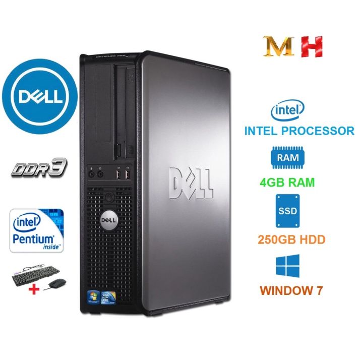 Máy Bộ Dell CỰC BỀN🎁 Máy tính Đồng bộ Dell core 2🎁 Học tập chơi game-DELL Optiplex 380 (PENTIUM core 2)