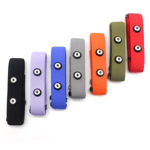 Heart Rate Monitor Strap Adjustable Silicone Chest Band Flexible Chest Strap Silicone Texture for Multiple Sensors