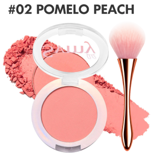 Blush Palette with Soft Bristles Waterproof Long Lasting Natural Long-lasting Blusher Makeup Look Cheeks for Girls
