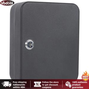 [Vodool Tool Outlet] Management Key Cabinet Lock Box Locking Key Organizer 20 Key Hooks Key
