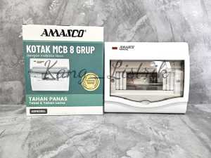 Box MCB Amasco 8 Grup 8 Group Ditanam Ditempel - ABM9308L