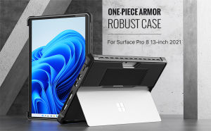 MoKo Case For Microsoft Surface Pro 8-13"Touchscreen 2021 Release Tablet All-In-One Protective Rugged Cover Case with Hand Strap