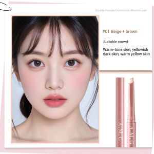 2-In-1 Contour Highlighter Eyeliner Pen Creating A Natural Finish And Defining Captivating Double Eyelids Long-Lasting Color Payoff With 3d Highlighter Eyeshadow.
