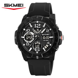 SKMEI New Man Dual Time Multi-Function Sports Digital Watch 50m Water Resistance LED Night Light Stopwatch Timer Date Display Sports 2487
