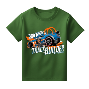 Baju Kaos Distro Harian Atasan Anak Laki Laki Motif Car Track Builder Keren - Hypelane Kids - DTF