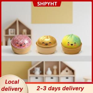 [COD] SHPYHT Local delivery Ship within 24 hours Simulated Steamed Bun Soft Squeeze Ball Stress Relief Toy for Kids Students Home Office Decompression
