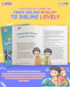 GMB Pustaka RMA AIUEOS Family Dunia Persilatan Si Kembar Lima From Sibling Rivalry to Sibling Lovely Nunik Utami / Buku Parenting
