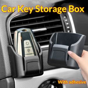 Chìa Khóa Xe hộp lưu trữ với chất kết dính trở lại cho bảng điều khiển thuận tiện và an toàn móc treo chìa khóa cho nội thất xe hơi